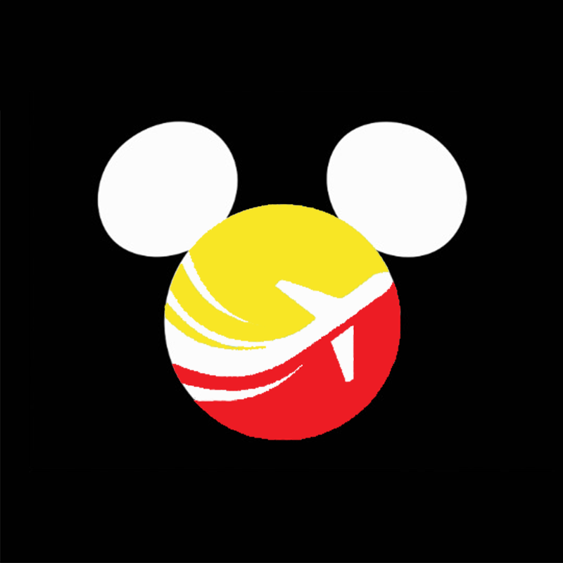 Logo pour agence de voyage spécialisée Disney fictive